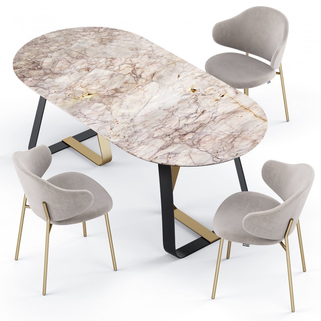 Table en Granit Holly