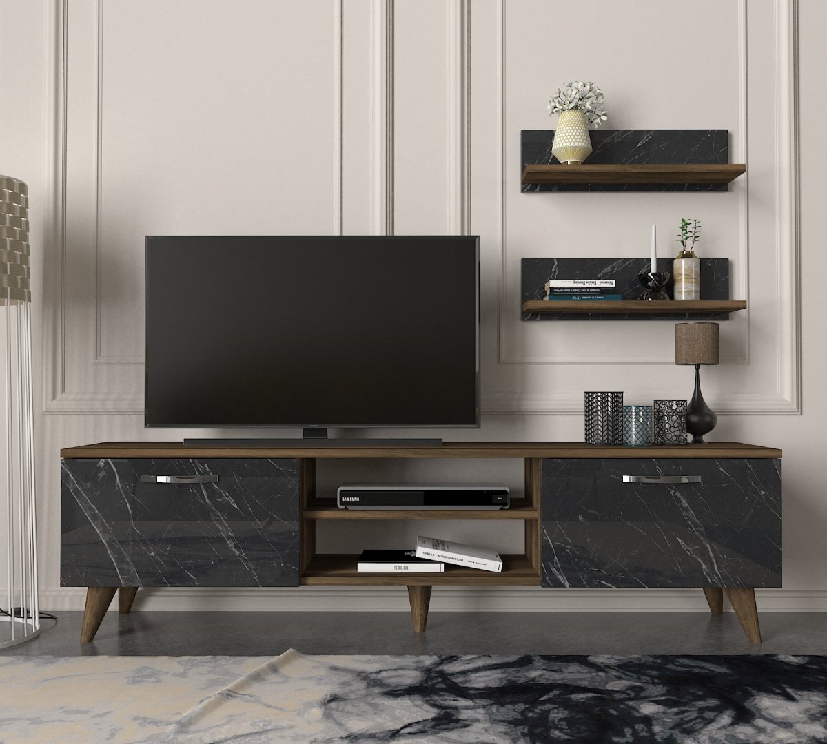 Meuble TV en Marbre